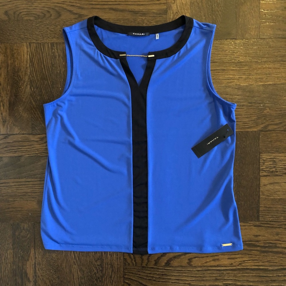 NWT Tahari Sleeveless Blouse